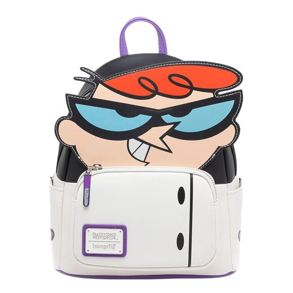 Loungefly Handbags - ✨Loungefly Glow-in-the-Dark Dexter’s Laboratory Mini Backpack – Cartoon Network
